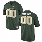 Men's Baylor Bears Customized Replica Football Jersey - 2015 Green,baseball caps,new era cap wholesale,wholesale hats