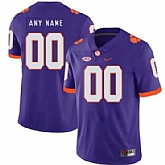 Men's Clemson Tigers Purple Customized Nike College Football Jersey,baseball caps,new era cap wholesale,wholesale hats