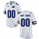 Men's Florida Gators White Customized College Jersey,baseball caps,new era cap wholesale,wholesale hats