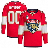 Men's Florida Panthers Active Player Custom Red 2023 Stanley Cup Final Stitched Jersey,baseball caps,new era cap wholesale,wholesale hats