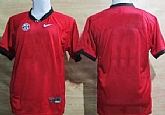 Men's Georgia Bulldogs Customized Red Jersey ,baseball caps,new era cap wholesale,wholesale hats
