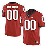 Men's Georgia Bulldogs Red Customized College Football Jersey,baseball caps,new era cap wholesale,wholesale hats