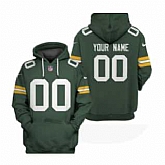 Men's Green Bay Packers Active Player Custom 2021 Green Pullover Hoodie,baseball caps,new era cap wholesale,wholesale hats