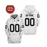 Men's Las Vegas Raiders Active Player White Custom 2021 Pullover Hoodie,baseball caps,new era cap wholesale,wholesale hats