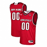 Men's Louisville Cardinals Customized Red College Basketball Jersey,baseball caps,new era cap wholesale,wholesale hats