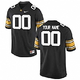 Men's Lowa Hawkeyes Customized Replica Football Jersey - 2015 Black,baseball caps,new era cap wholesale,wholesale hats