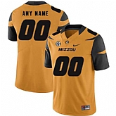 Men's Missouri Tigers Customized Gold Nike College Football Jersey,baseball caps,new era cap wholesale,wholesale hats