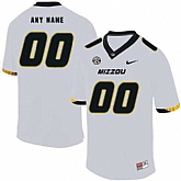 Men's Missouri Tigers Customized White Nike College Football Jersey,baseball caps,new era cap wholesale,wholesale hats