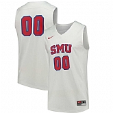 Men's Nike Custom SMU Mustangs White Performance Basketball Jersey,baseball caps,new era cap wholesale,wholesale hats