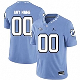 Men's North Carolina Tar Heels Customized Blue College Football Jersey,baseball caps,new era cap wholesale,wholesale hats