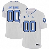 Men's North Carolina Tar Heels Customized White College Football Jersey,baseball caps,new era cap wholesale,wholesale hats