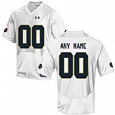 Men's Notre Dame Fighting Irish White Customized College Football Jersey,baseball caps,new era cap wholesale,wholesale hats