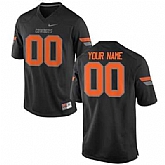 Men's Oklahoma State Cowboys Customized Replica Football 2015 Black Jersey,baseball caps,new era cap wholesale,wholesale hats