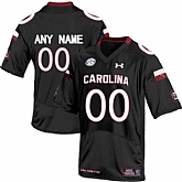 Men's South Carolina Gamecocks Black Customized College Jersey,baseball caps,new era cap wholesale,wholesale hats