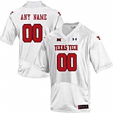 Men's Texas Tech White Customized College Football Jersey,baseball caps,new era cap wholesale,wholesale hats