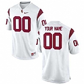 Men's USC Trojans 2015 Nike White Customized Replica Football Jersey,baseball caps,new era cap wholesale,wholesale hats