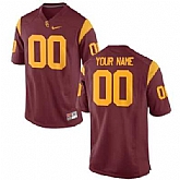 Men's USC Trojans Customized Replica Football 2015 Red Jersey,baseball caps,new era cap wholesale,wholesale hats