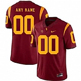 Men's USC Trojans Red Customized College Football Jersey,baseball caps,new era cap wholesale,wholesale hats