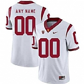 Men's USC Trojans White Customized College Football Jersey,baseball caps,new era cap wholesale,wholesale hats