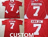 Men's University of Houston Customized Red Jersey,baseball caps,new era cap wholesale,wholesale hats