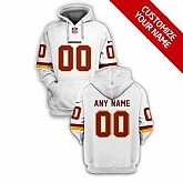 Men's Washington Football Team Active Player White Custom 2021 Pullover Hoodie,baseball caps,new era cap wholesale,wholesale hats