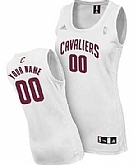 Women's Customized Cleveland Cavaliers White Jersey,baseball caps,new era cap wholesale,wholesale hats