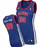 Women's Customized Detroit Pistons Blue Jersey ,baseball caps,new era cap wholesale,wholesale hats