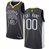 Women's Customized Golden State Warriors Swingman Black Statement Edition Nike NBA Alternate Jersey,baseball caps,new era cap wholesale,wholesale hats