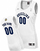 Women's Customized Memphis Grizzlies White Jersey ,baseball caps,new era cap wholesale,wholesale hats