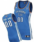 Women's Customized Oklahoma City Thunder Light Blue Jersey,baseball caps,new era cap wholesale,wholesale hats