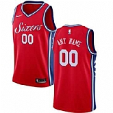 Women's Customized Philadelphia 76ers Swingman Red Nike Statement EditionJersey,baseball caps,new era cap wholesale,wholesale hats