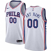 Women's Customized Philadelphia 76ers Swingman White Nike Association Edition Jersey,baseball caps,new era cap wholesale,wholesale hats