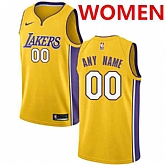 Women's Customized los angeles lakers swingman gold home nike icon edition jersey,baseball caps,new era cap wholesale,wholesale hats
