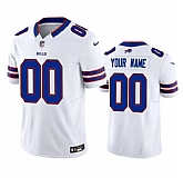 Men & Women & Youth Buffalo Bills Active Player Custom White 2023 F.U.S.E. Vapor Untouchable Limited Stitched Jersey,baseball caps,new era cap wholesale,wholesale hats