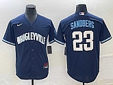 Men's Chicago Cubs #23 Ryne Sandberg Navy City Connect Cool Base Stitched Jersey,baseball caps,new era cap wholesale,wholesale hats