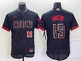 Men's Cincinnati Reds #19 Joey Votto Number Black 2023 City Connect Flex Base Stitched Jerseys,baseball caps,new era cap wholesale,wholesale hats