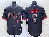 Men's Cincinnati Reds #6 Jonathan India Black 2023 City Connect With Patch Stitched Jerseys,baseball caps,new era cap wholesale,wholesale hats