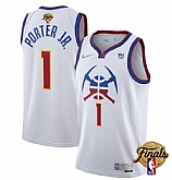 Men's Denver Nuggets #1 Michael Porter Jr. White 2023 Finals Earned Edition Stitched Basketball Jersey Dzhi,baseball caps,new era cap wholesale,wholesale hats