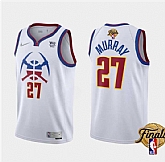 Men's Denver Nuggets #27 Jamal Murray White 2023 Finals Earned Edition Stitched Basketball Jersey Dzhi,baseball caps,new era cap wholesale,wholesale hats