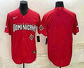 Men's Dominican Republic Baseball Blank 2023 Red World Classic Stitched Jersey,baseball caps,new era cap wholesale,wholesale hats