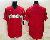 Men's Dominican Republic Baseball Blank 2023 Red World Classic Stitched Jerseys,baseball caps,new era cap wholesale,wholesale hats