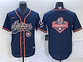 Men's Houston Astros Navy Team Big Logo With Patch Cool Base Stitched Jersey,baseball caps,new era cap wholesale,wholesale hats