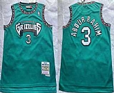 Men's Memphis Grizzlies #3 Shareef Abdur-Rahim 1996-97 Green Hardwood Classics Soul Swingman Throwback Jersey,baseball caps,new era cap wholesale,wholesale hats
