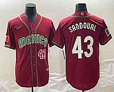 Men's Mexico #43 Patrick Sandoval Number 2023 Red World Classic Stitched Jersey,baseball caps,new era cap wholesale,wholesale hats