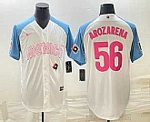 Men's Mexico #56 Randy Arozarena 2023 White Blue World Classic Stitched Jersey,baseball caps,new era cap wholesale,wholesale hats