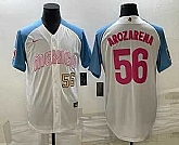 Men's Mexico #56 Randy Arozarena Number 2023 White Blue World Classic Stitched Jersey0,baseball caps,new era cap wholesale,wholesale hats
