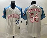 Men's Mexico Baseball #56 Randy Arozarena Number 2023 White Blue World Classic Stitched Jersey,baseball caps,new era cap wholesale,wholesale hats