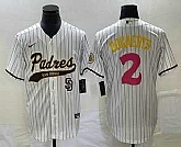 Men's San Diego Padres #2 Xander Bogaerts White NEW 2023 City Connect Cool Base Stitched Jersey,baseball caps,new era cap wholesale,wholesale hats