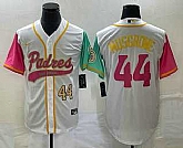 Men's San Diego Padres #44 Joe Musgrove Number White NEW 2023 City Connect Cool Base Stitched Jersey,baseball caps,new era cap wholesale,wholesale hats