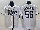 Men's Tampa Bay Rays #56 Randy Arozarena White Stitched MLB Cool Base Nike Jersey,baseball caps,new era cap wholesale,wholesale hats